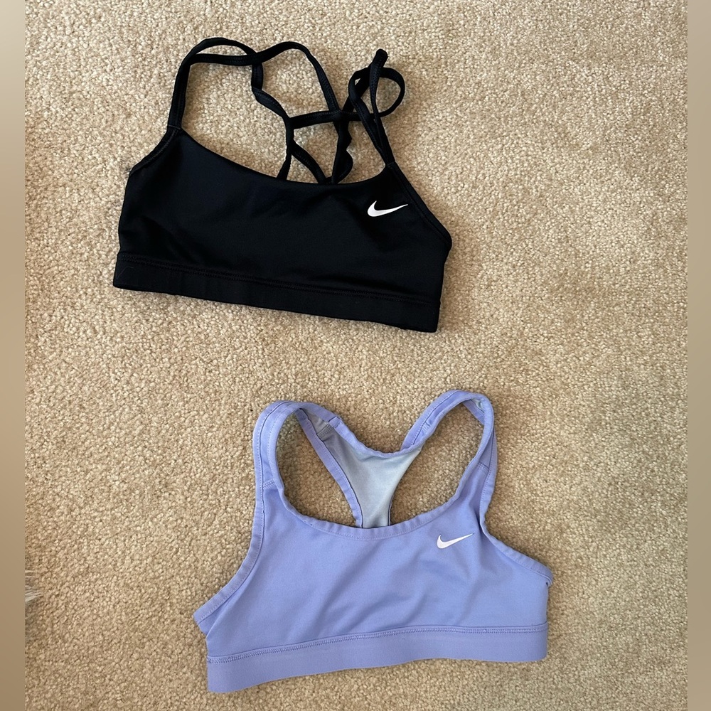Youth S Sports bras Nike girls reversible patterned black summer